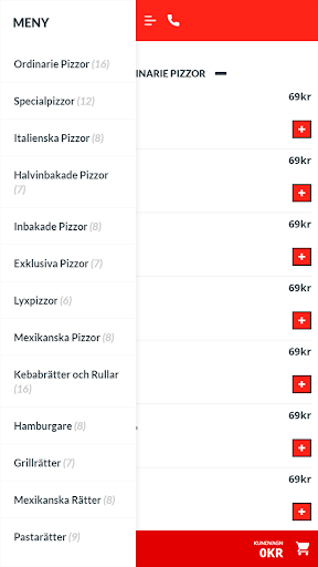 Pizzeria Valentine Piteå Screen 2