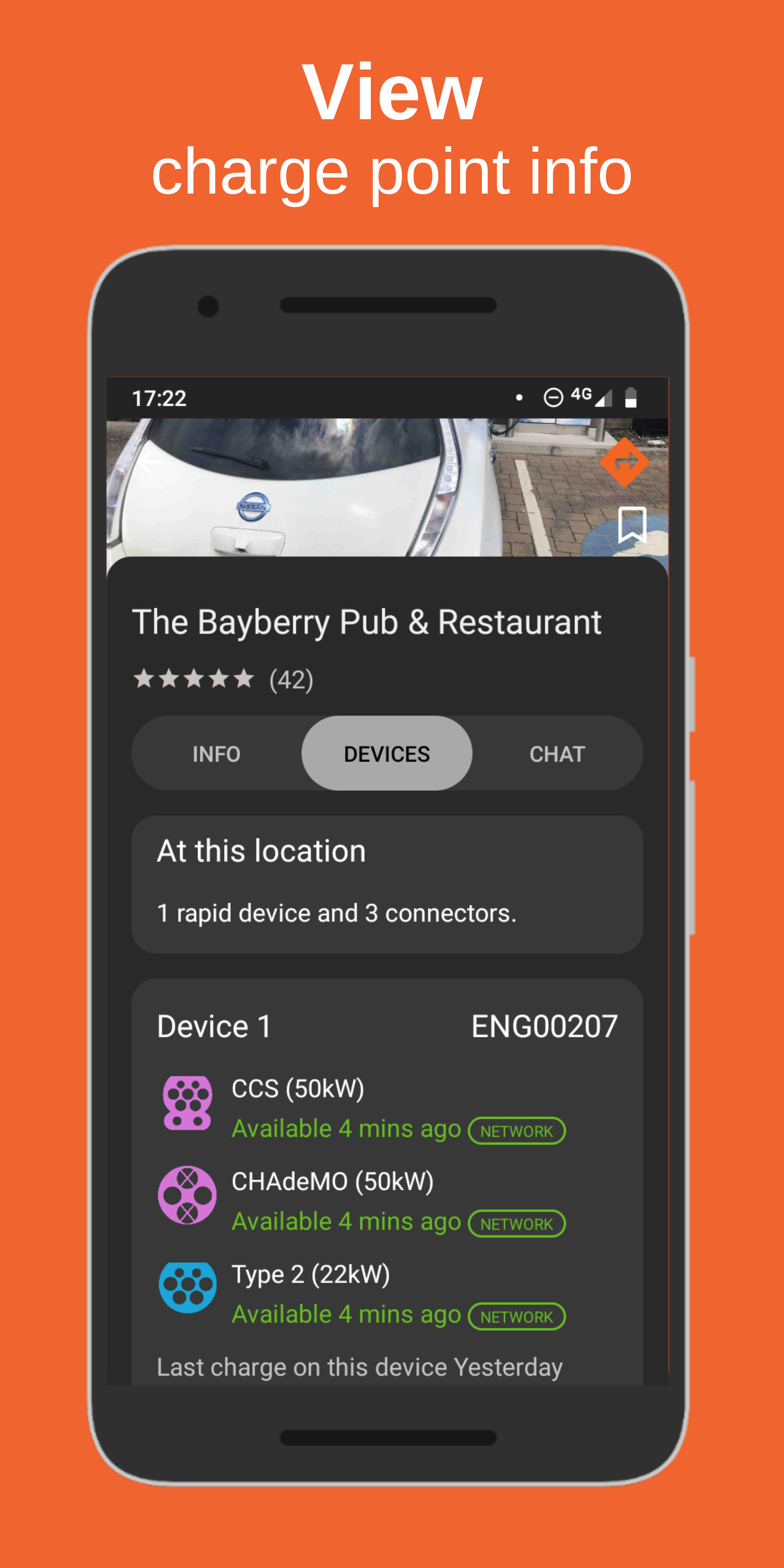 Android application Zap-Map: EV charging points UK screenshort