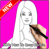 learn to draw barbie icon