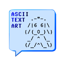 صورة رمز ASCII Text Art