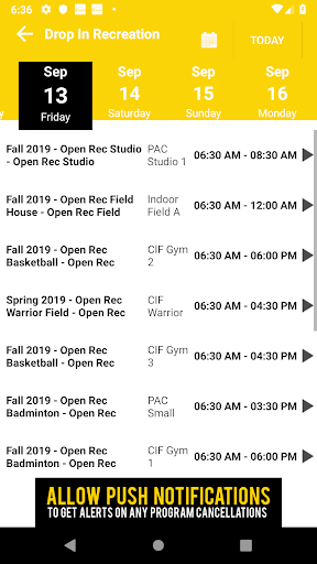 WarriorRec Screen 2