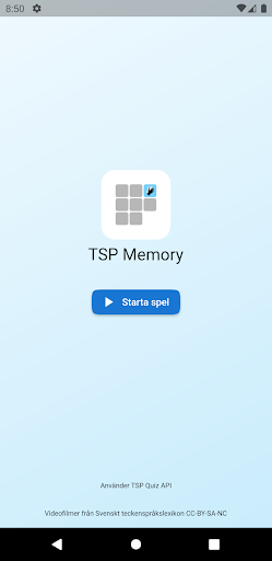 Android application TSP Memory screenshort