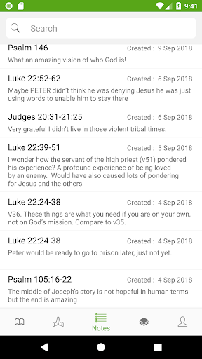 EBC Bible Readings Screen 3