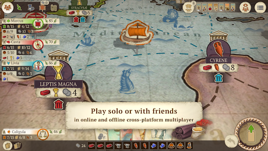 Concordia: Screenshot van de digitale editie
