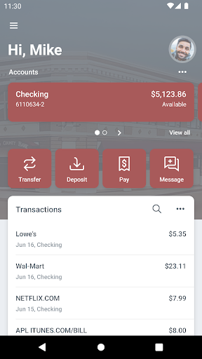 Richland County Bank Screen 2