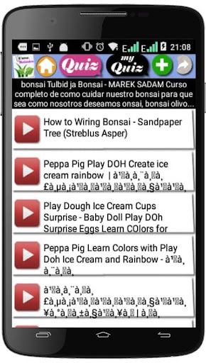Android application Curso Botánico screenshort