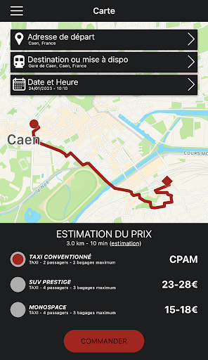 Android application TRANSPORTS & VOUS screenshort
