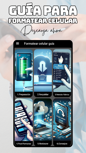 Android application Cómo Formatear un Celular Guía screenshort