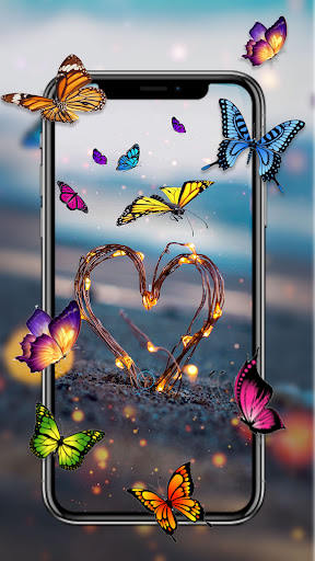 Android application Butterfly Live Wallpapers 3D screenshort