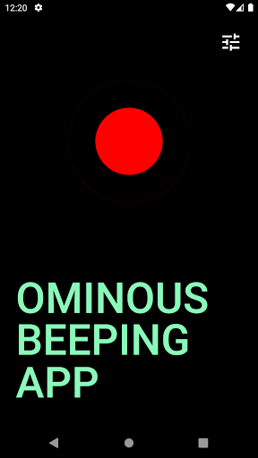 Ominous Beeping App Screen 3
