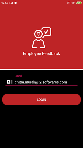 Android application Employee Feedback screenshort