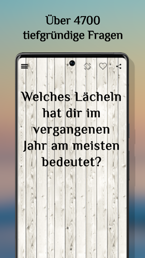 Android application FragWürdig - tiefer fragen! screenshort