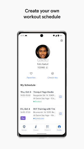 Screenshot of Urban Sports Club