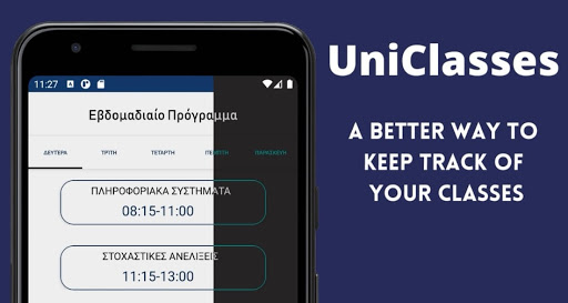 Android application UniClasses screenshort