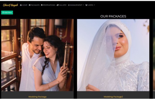 Android application Sherif Nagah Photography screenshort
