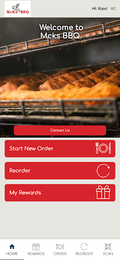 Android application Mcks BBQ screenshort
