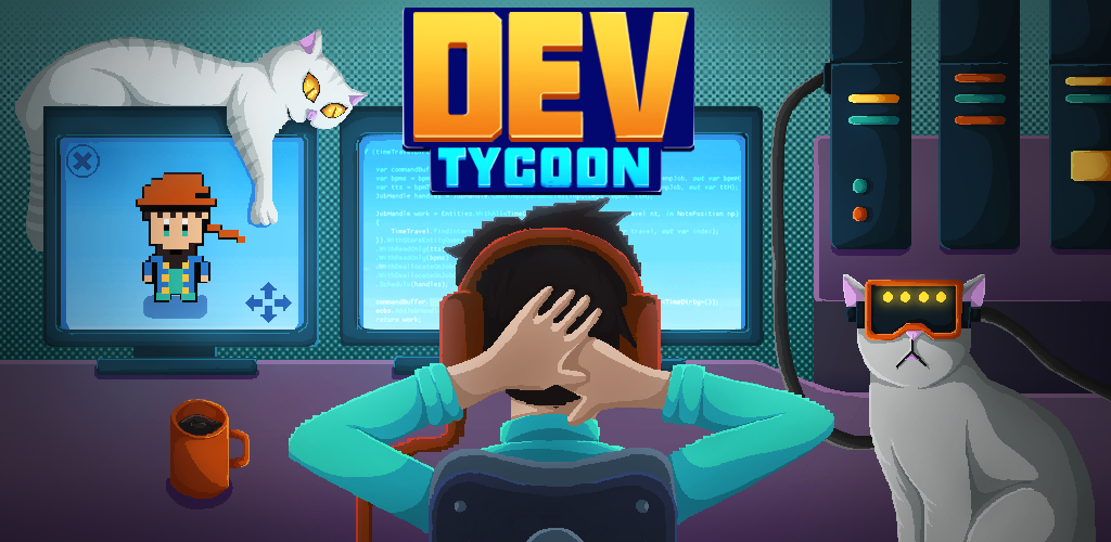 Dev Tycoon Inc v2.8.12 MOD APK (Unlimited XP, Skill, Score Point, All Unlocked)