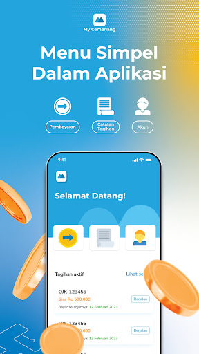 Android application My Cemerlang - Tagihanku screenshort