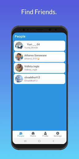 FastChat : Messaging Platform. Screen 2