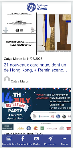 Android application La French Radio Hong-Kong screenshort