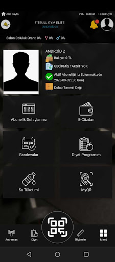 Android application Fitbull Gym screenshort