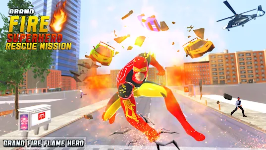 Fire Superhero: Ice Hero Games