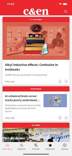 Chemistry News by C&EN Screenshot 4 - AppWisp.com