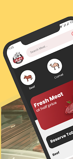 Android application Naif Meat App screenshort