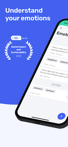 Android application Thera: Diary and mood tracker screenshort