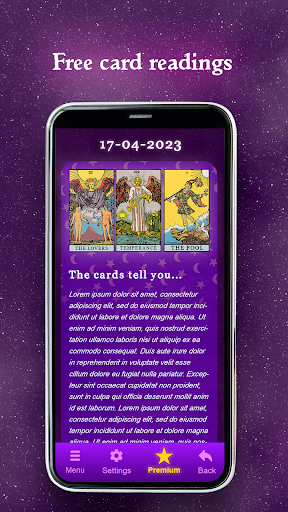 Android application Daily tarot online. Yes or not screenshort