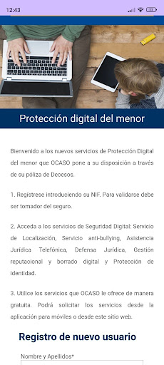 Protección digital del menor O Screen 2
