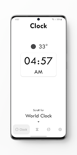 Android application Clock - Modern pro screenshort