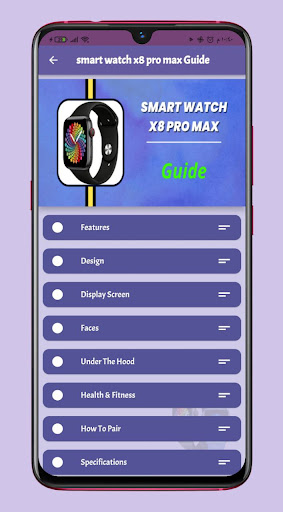 smart watch x8 pro max guide Screenshot 1 - AppWisp.com