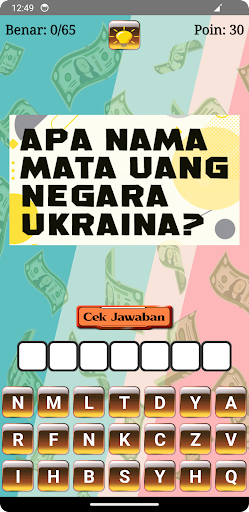 Tebak Mata Uang Negara Screen 2