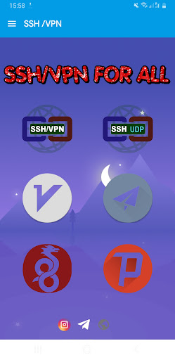 Android application SSH-VPN Creator screenshort