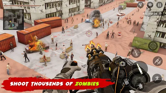 Target Undead 3D: Zombie Games