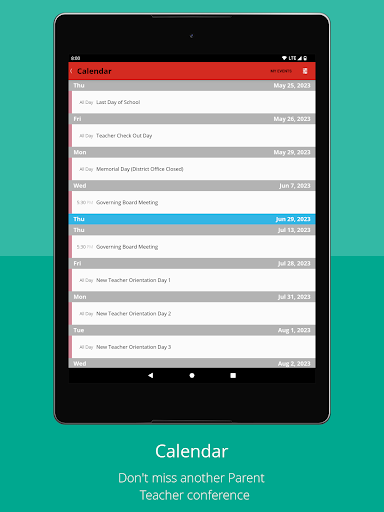 Android application Agua Fria UHSD screenshort