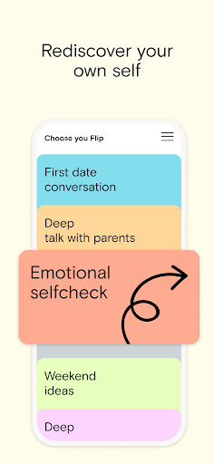 Android application Flips — cards that help screenshort