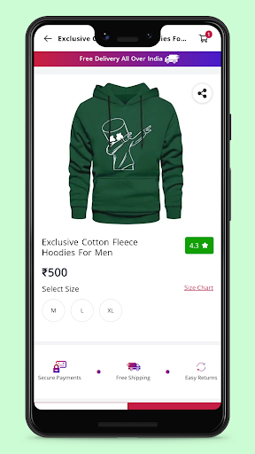 Men Fashion Online Shopping Screen 3