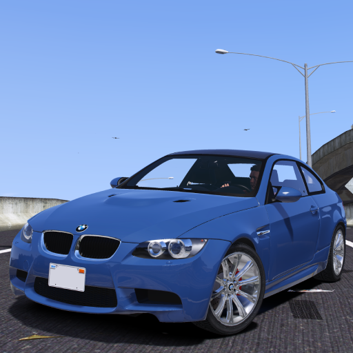 Realistic city speed BMW M3