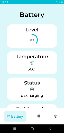 Android application Device Info IA screenshort