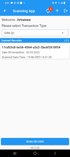 CGM : Scan App Screen 3