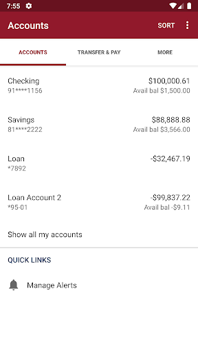 FNB Grayson Online Screen 3
