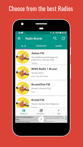 Brunei Radio Stations Screen 2