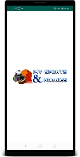 Android application MySportsAndHobbies screenshort