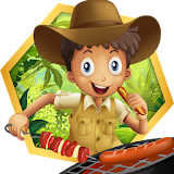 Camping Adventure & BBQ Game icon