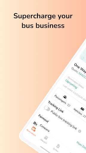 Android application Busify: Charter Bus Software screenshort