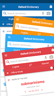 Oxford Spanish Dictionary Ekran görüntüsü