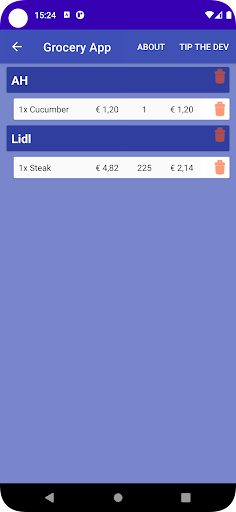 Rekijans Grocery App