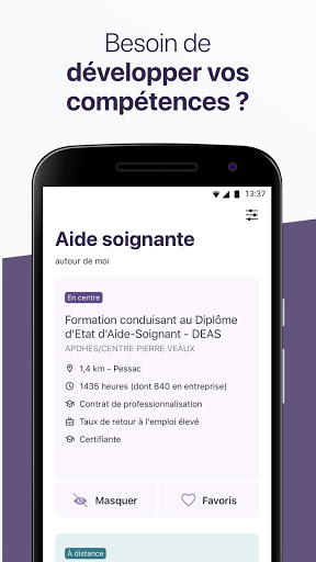 Android application Ma Formation - France Travail screenshort